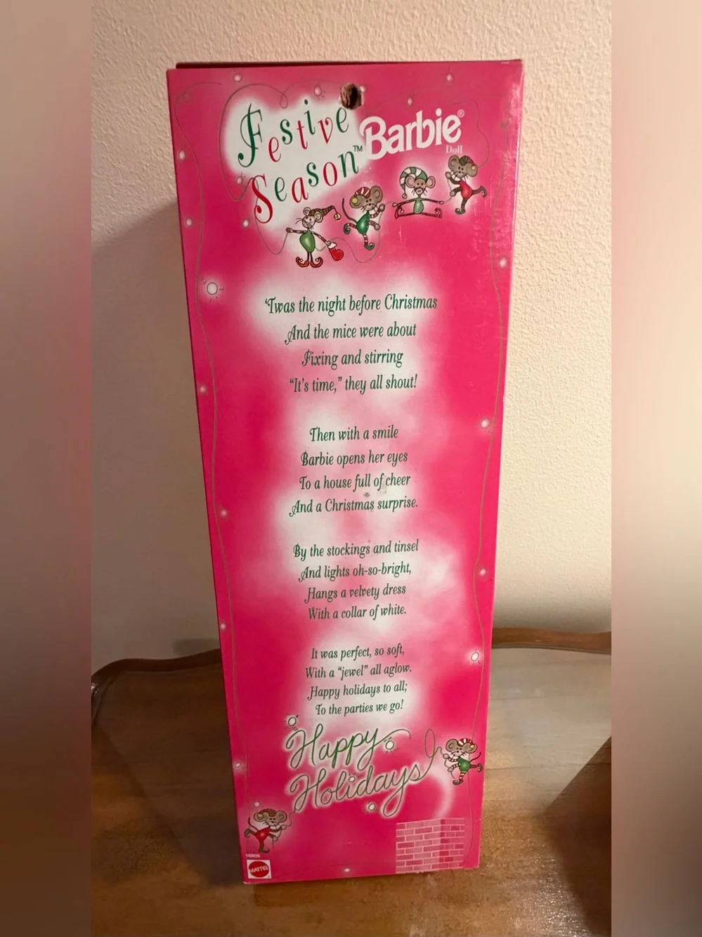 NIB Vintage 1997 Mattel Festive Season Special Edition Barbie Doll